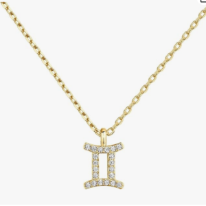 Gold Plated CZ Astrology Necklace Astrology Necklace | Astrology Gifts For Women | Zodiac Necklaces