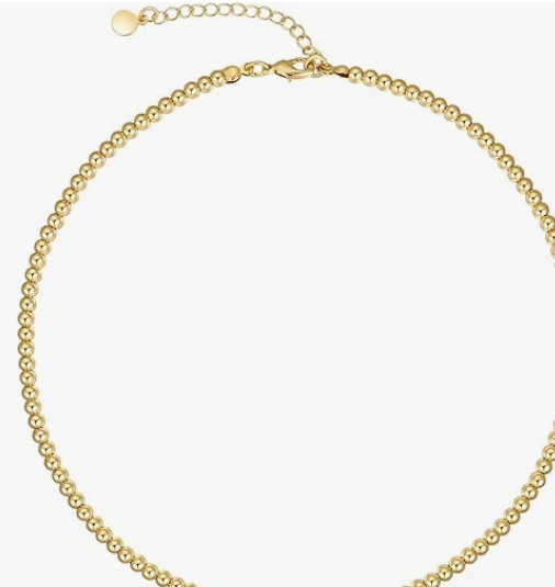 18K Gold Plated Dainty Choker Necklace for Women