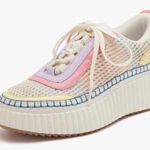 Lace Up Platform Woven Sneakers Comfortable Casual Fashion Sneaker Low Top Chunky Walking Shoes