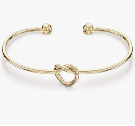 14K Gold Plated Forever Love Knot Infinity Bracelets for Women | Gold Bracelet for Women