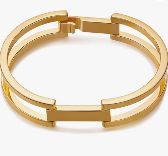 Elevate your style with this stunning Gold Bangle Bracelet for Women.