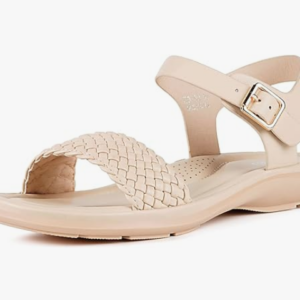 Flat Sandals Braided Strappy Summer Shoes Memory Foam insole Sandals for Women